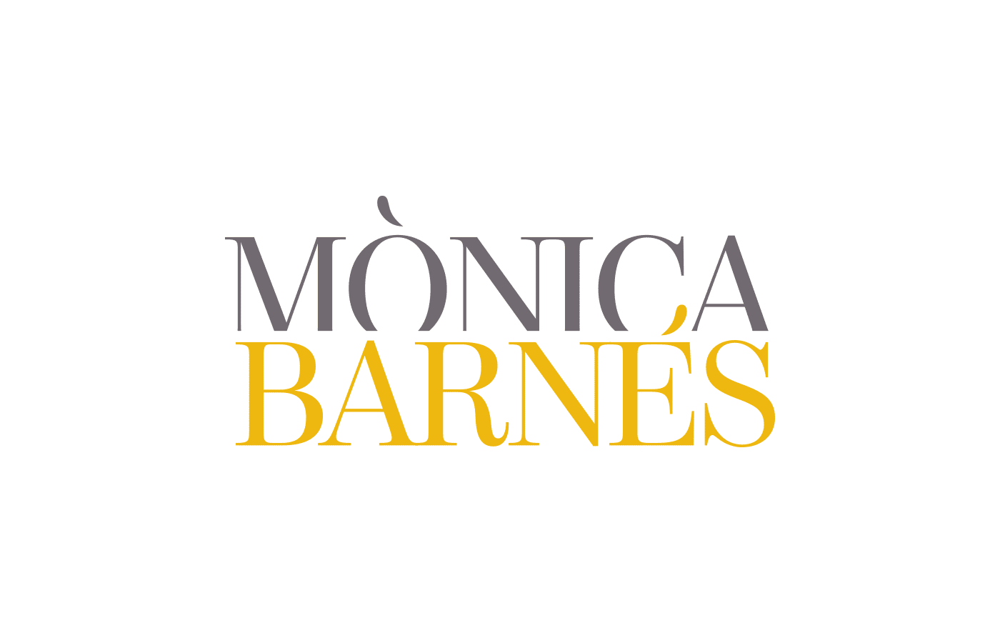 Mònica Barnés - Logotipo - Identidad Corporativa