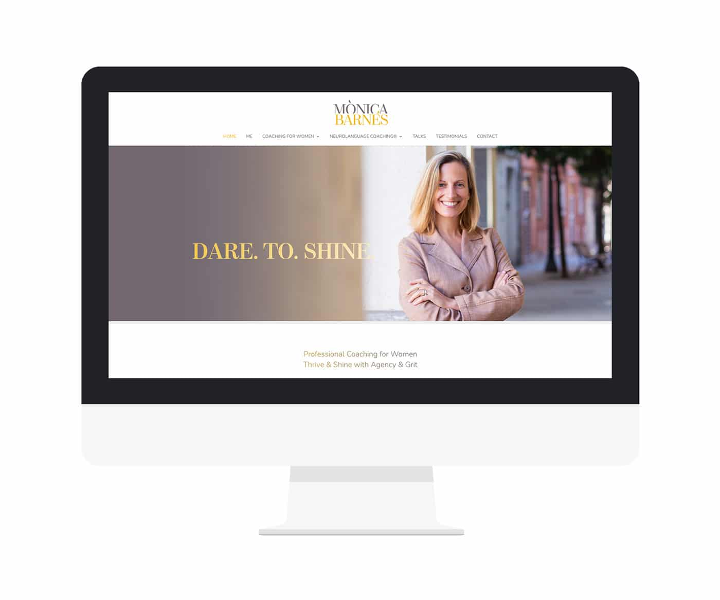 Mònica Barnés - Página Web Corporativa - Coaching for Women