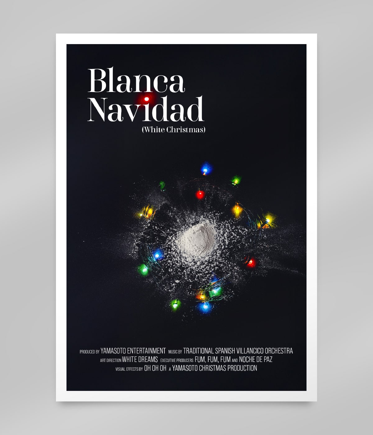 Postal Navideña - Blanca Navidad